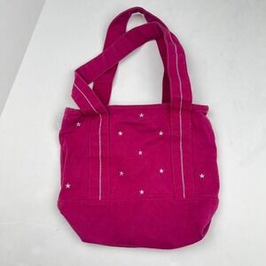 Y2K Aeropostale Embroidered Mini Tote Bag Pink Stars Aero Preppy Girly 00s